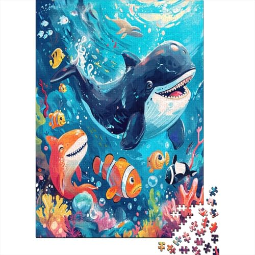 Ozeantief Puzzle 1000 Teile Puzzle Für Erwachsene Und Kinder Ab 14 Jahren,Puzzlespiel Erwachsenen Puzzlespiel Puzzel 1000pcs (75x50cm) von AYZOFCNDK