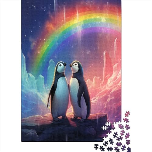 Pinguin 1000 Teile, Impossible Puzzle,GesKükenlichkeitsspiel Für Die Ganze Familie, Erwachsenenpuzzle Ab 14 Jahren Puzzel 1000pcs (75x50cm) von AYZOFCNDK