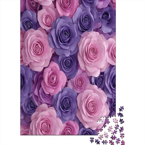 Rose Puzzle 1000 Teile Erwachsener Kniffel Spaß Für Die Ganze Familie - Abwechslungsreiche 1000 Puzzleteilige Motive Puzzle Erwachsene, Puzzel 1000pcs (75x50cm) von AYZOFCNDK