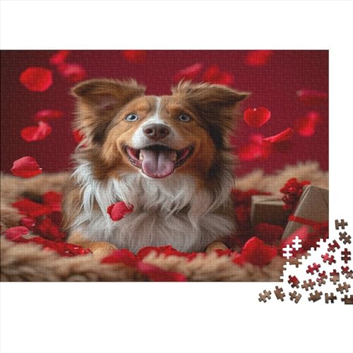 SchafeHund 1000 Stück Puzzles Für Erwachsene Teenager Stress Abbauen Familien-Puzzlespiel 1000-teiliges Puzzle Kinder Lernspiel Spielzeug Geschenk Puzzel 1000pcs (75x50cm) von AYZOFCNDK