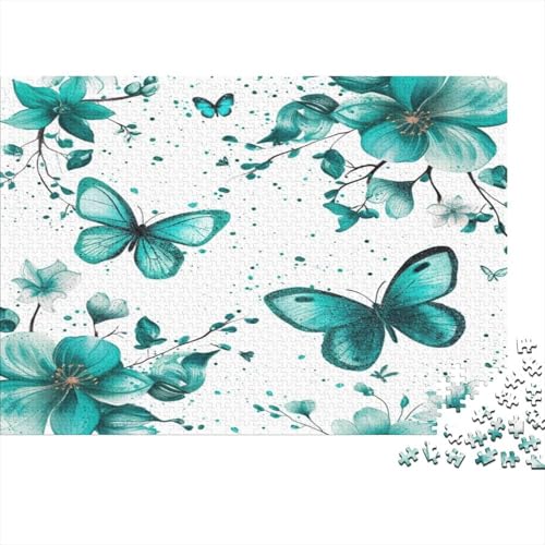 Schmetterling Puzzlespiel 1000 Teile Puzzle Für Erwachsene Und Kinder Ab 14 Jahren, Puzzle-Motiv Erwachsenen Puzzlespiel Puzzel 1000pcs (75x50cm) von AYZOFCNDK