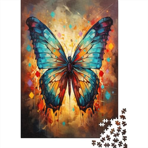 Schmetterling Puzzlespiel 1000 Teile Puzzles Für Erwachsene Lernspiel Herausforderung Spielzeug 1000 Teile Puzzles Für Erwachsene Kinder Erwachsenen Puzzlespiel Puzzel 1000pcs (75x50cm) von AYZOFCNDK