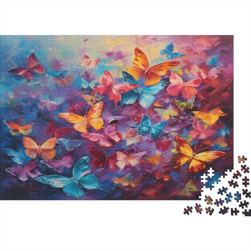 Schmetterlinge 1000 Teile Puzzle Für Erwachsene, Hochwertige Recycelbare MateriAußerirdische Und Druck Puzzlespiel, Familienspiel, Geschenk Für Liebhaber Oder Freunde Puzzel 1000pcs (75x50cm) von AYZOFCNDK