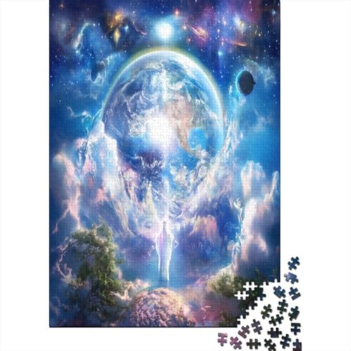 Schöner Planet Puzzle 1000 Teile,Puzzle Für Erwachsene, Impossible Puzzle,Puzzle Farbenfrohes Legespiel,GesKükenlichkeitsspiel Für Die Ganze Familie Puzzel 1000pcs (75x50cm) von AYZOFCNDK