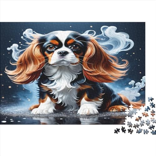 Schwanzer Spaniel Puzzle 1000 Teile Puzzles Für Erwachsene Klassische Puzzles 1000 Teile Erwachsene Puzzlespiel Erwachsene 1000 Teile Erwachsenen Puzzlespiel Puzzel 1000pcs (75x50cm) von AYZOFCNDK