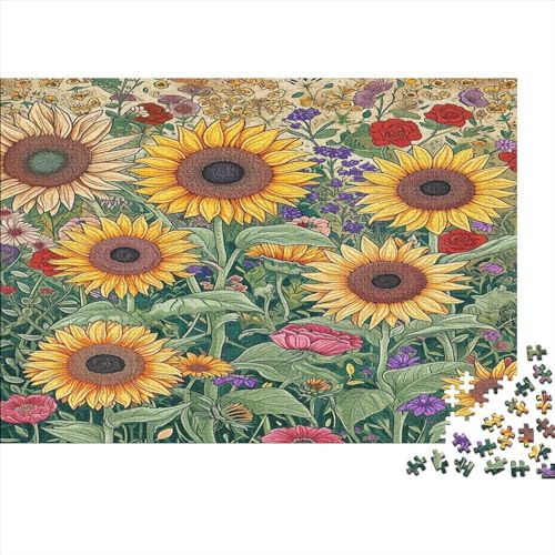 SonneBlume 1000 Stück Puzzle Für Erwachsene 1000 Stück Puzzle Für Erwachsene-Crazy Süßigkeiten-1000 Stück Puzzle Große Puzzles Kinder Lernspiel Spielzeug Geschenk Puzzel 1000pcs (75x50 von AYZOFCNDK