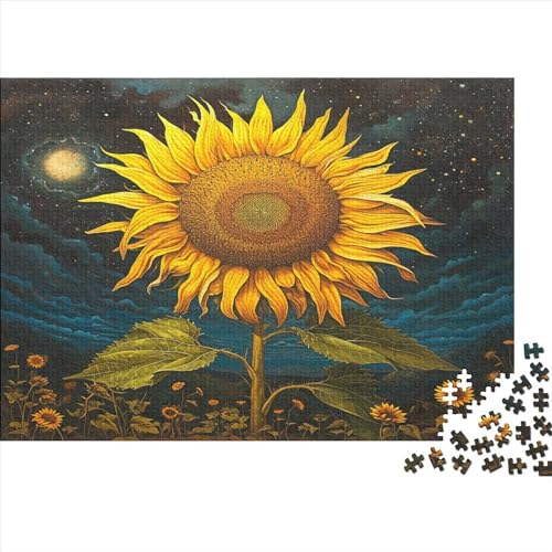 SonneBlume Puzzle 1000 Teile Puzzles Für Erwachsene Lernspiel Herausforderungsspielzeug 1000-teilige Puzzlespiel Für Erwachsene Kinder Puzzel 1000pcs (75x50cm) von AYZOFCNDK