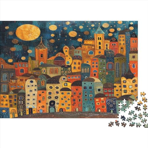 Stadt Puzzle 1000 Teile Puzzle Erwachsene Schwieriges Schwer Puzzle Für Erwachsene Und Kinder Ab 14 Jahren Puzzel 1000pcs (75x50cm) von AYZOFCNDK