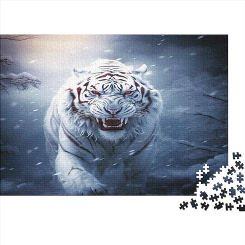 Tiger Puzzle 1000 Teile, Erwachsene, Klassische Puzzle, Impossible Puzzle,GesKükenlichkeitsspiel Für Die Ganze Familie Erwachsenenpuzzle Ab 14 Jahren Puzzel 1000pcs (75x50cm) von AYZOFCNDK