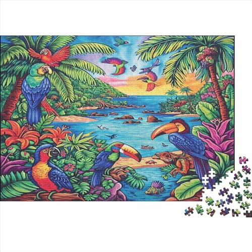 Vogel Puzzle 1000 Teile Puzzle Für Erwachsene Und Kinder Ab 14 Jahren Puzzel 1000pcs (75x50cm) von AYZOFCNDK