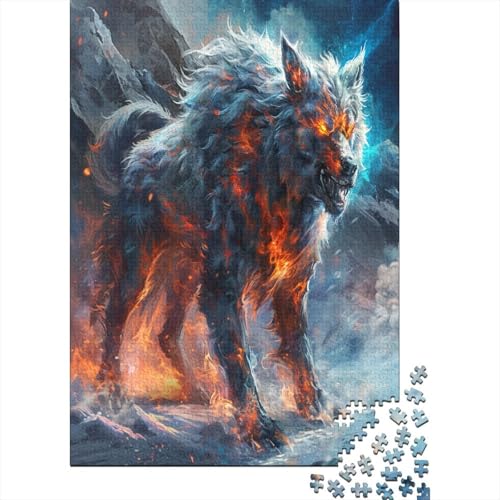 Wolf Puzzle 1000 Teile Für Erwachsene Und Kinder Ab 14 Jahren Für Stressabbauer Puzzel 1000pcs (75x50cm) von AYZOFCNDK