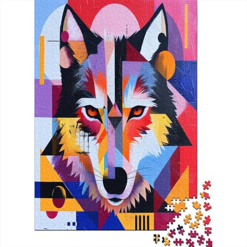 Wolf Puzzle 1000 Teile Für Erwachsene Und Kinder Ab 14 Jahren Für Stressabbauer Puzzel 1000pcs (75x50cm) von AYZOFCNDK