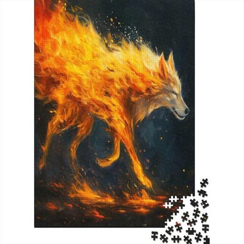 Wolf Puzzlespiel 1000 Teile Puzzles Für Erwachsene Lernspiel Herausforderung Spielzeug 1000 Teile Puzzles Für Erwachsene Kinder Erwachsenen Puzzlespiel Puzzel 1000pcs (75x50cm) von AYZOFCNDK