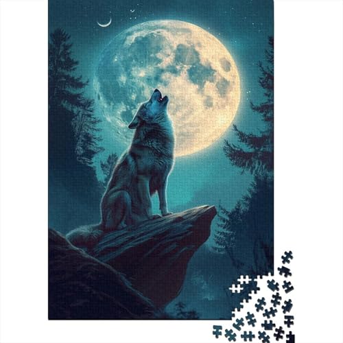 Wolf Puzzlespiel 1000 Teile Puzzles Für Erwachsene Lernspiel Herausforderung Spielzeug 1000 Teile Puzzles Für Erwachsene Kinder Erwachsenen Puzzlespiel Puzzel 1000pcs (75x50cm) von AYZOFCNDK