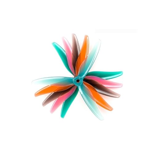 Fit for 2207 2306KV Motor FPV Drone 6/12 Pairs 51466 V2 5 Zoll M5 Loch 3 Tri-Blade Propeller CW CCW FPV Propeller(12Pairs Mixed Color) von AYrMtH