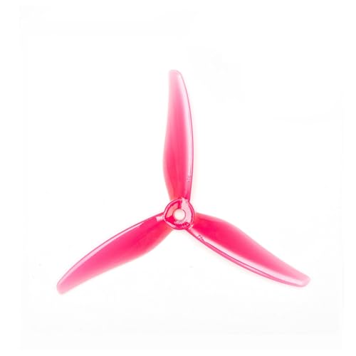 Fit for 2207 2306KV Motor FPV Drone 6/12 Pairs 51466 V2 5 Zoll M5 Loch 3 Tri-Blade Propeller CW CCW FPV Propeller(6Pairs Pank(Pink)) von AYrMtH