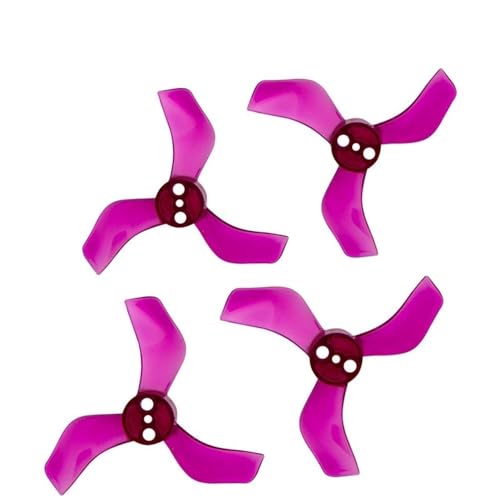 Fit for RC FPV Freestyle Drohnen DIY Teile 12Pairs 24PCS 1635 1,6X3,5X3 40mm 3-Blatt PC Propeller 1mm 1,5mm(12Pairs 1.5mm Purple) von AYrMtH