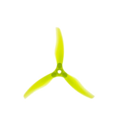 Passend for FPV Freestyle Long Range 4/6S Drohnen 20 Stück/10 Paare F5135 5,1 Zoll Faltbarer 3-Blatt-Propeller(10Pairs Yellow) von AYrMtH