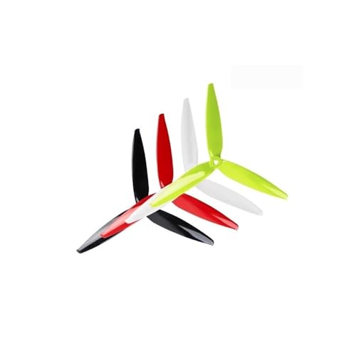 Passend for FPV RC Drone Racing Freestyle Long Range Quadcopter 2 Paar 7040 Propeller 7 Zoll 3-Blatt 7X4X3 CW CCW Propeller(2Pairs Black) von AYrMtH