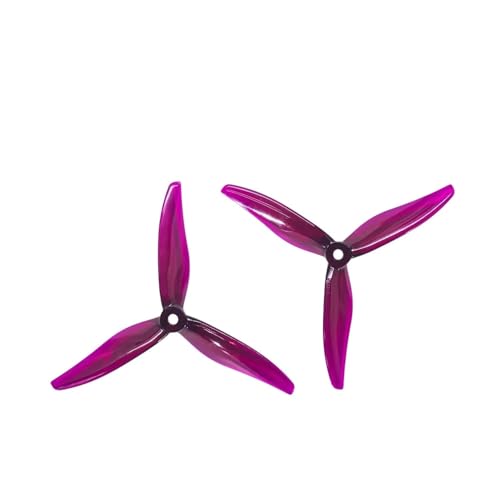 Passend for FPV Racing Freestyle Drone Parts 2Pairs 51377 Propeller(Purple) von AYrMtH