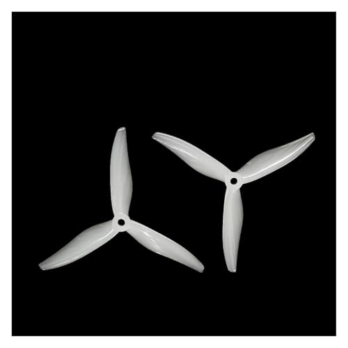 Passend for FPV Racing Freestyle Drone Parts 2Pairs 51377 Propeller(White) von AYrMtH