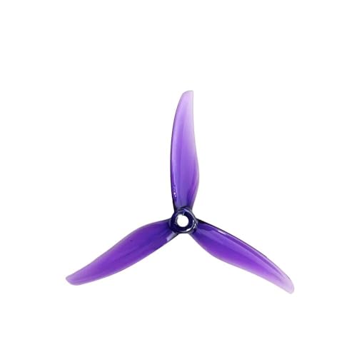 Passend for FPV Racing Freestyle Drone. 6 Paar 5-Zoll-Propeller 5131.0 3-Blatt-Propeller(6 Pairs Purple Hyper) von AYrMtH