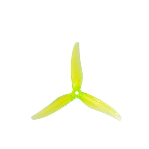 Passend for FPV Racing Freestyle Drone. 6 Paar 5-Zoll-Propeller 5131.0 3-Blatt-Propeller(6 Pairs Yellow) von AYrMtH