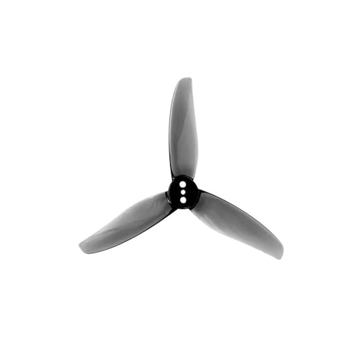 Passend for RC FPV Racing Freestyle 3 Zoll Kanal 4 Paar 3020 3-Blatt 3 Loch PC Propeller 1,5 mm(Light Grey) von AYrMtH