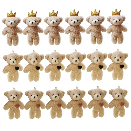 18 PCs Mini gefüllt Plüschbären, 4, 7 -Zoll -Mini -Bärenspielzeug winzige Bären Puppe Bulk Weiche kleine Bären -Ornament Plüschgefüllte Tiere für Schlüsselbund DIY Craft Party bevorzugt Teddy Ornament 18 PCs Mini gefüllt Plüschbären, 4, 7 -Zoll -Mini -Bärenspielzeug winzige Bären Puppe Bulk Weiche kleine Bären -Ornament Plüschgefüllte Tiere für Schlüsselbund DIY Craft Party bevorzugt Teddy Ornament von AZIDWERYQ