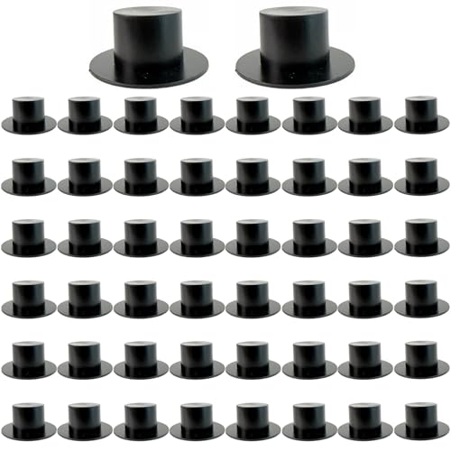 AZIDWERYQ 50 PCs winzige Top -Hüte, 2 Plastik -Mini -Top -Hut für DIY Bastelprojekte Haarzubehör Weihnachten Halloween Dekoration Party Ornamente Mini Hüte AZIDWERYQ 50 PCs winzige Top -Hüte, 2 Plastik -Mini -Top -Hut für DIY Bastelprojekte Haarzubehör Weihnachten Halloween Dekoration Party Ornamente Mini Hüte von AZIDWERYQ