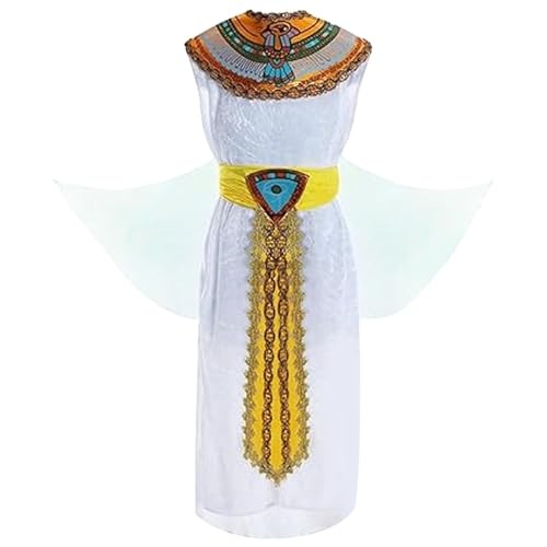 AZIDWERYQ Ägyptisches Kostüm, elegante weiche Cleopatra -Kostüm -Frauen, ägyptische Accessoires für Cosplay Halloween Party Bühnenbühne Frauen AZIDWERYQ Ägyptisches Kostüm, elegante weiche Cleopatra -Kostüm -Frauen, ägyptische Accessoires für Cosplay Halloween Party Bühnenbühne Frauen von AZIDWERYQ