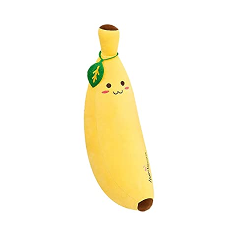 AZIDWERYQ Banana Plüschkissen, ausgestopfte Banana Plushie niedliches Obstspielzeug für Kinder Geburtstagsbirth Home Office von AZIDWERYQ