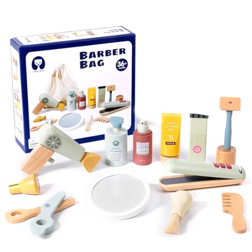 AZIDWERYQ Friseursalon Girls Spielzeug Kleinkind Dress Up Beauty Salon Set tun, um Spielzeug umweltfreundliche Pädagogische Kinder Friseur Shop Playset für 3 4 5 Jahre alte Kinder von AZIDWERYQ