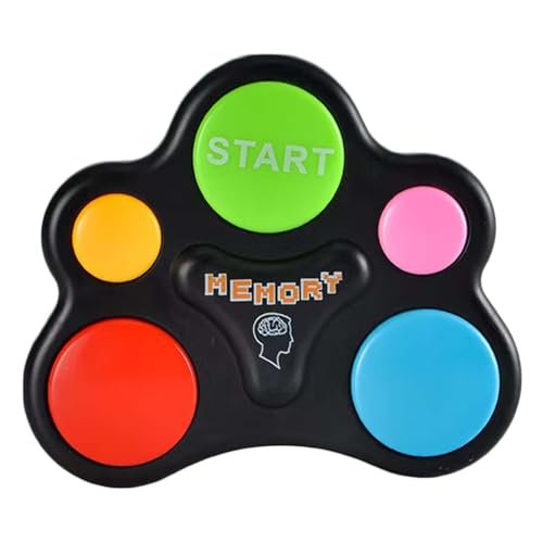 AZIDWERYQ Mini Electronic Memory Game, Light Up Memory Game Handheld Electronic Toys Plastik Interaktion intelligent Musik Leuchtend Bildung Brain Teaser Memory Game für Jungen Mädchen von AZIDWERYQ