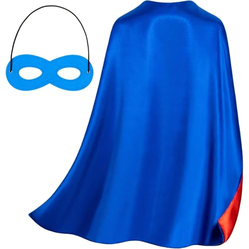 AZIDWERYQ Superhelden CAPES und Masken für Kinder, Kinder Superhelden -Kleidungssätze, DIY Kids Superhelden Cape und Maske für Party Dress -up Kostüme Superhelden Dress Up für Jungen von AZIDWERYQ