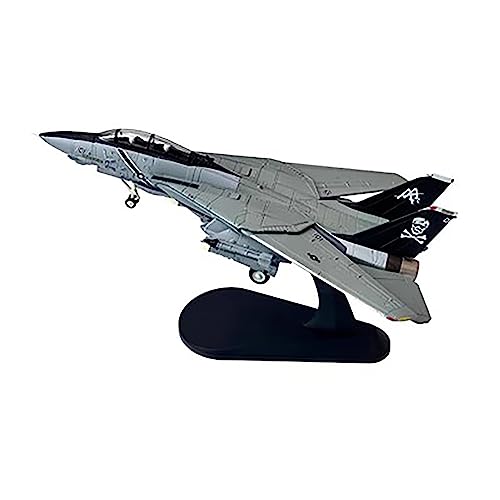 AZIZAT 1/100 F14 Tomcat Fighter Modell Flugzeug Modelle Metall Die-Cast Flugzeug Modell Flugzeug Modell Modell für Sammlung Festival Geschenk Ornament,F14b von AZIZAT