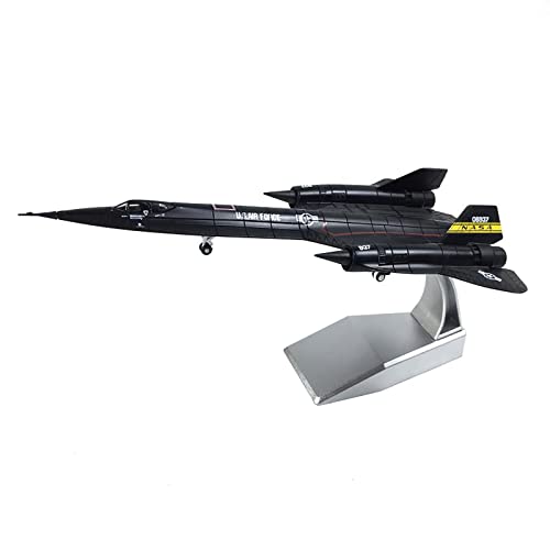 AZIZAT 1/144 SR71 Blackbird Höhenaufklärung Modell Jet Flugzeug Metall Fighter Modell Druckguss Flugzeug Modell für Sammlung oder Geschenk von AZIZAT