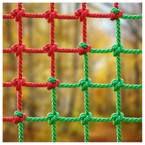 AZMINI Gebäudesicherheitsnetz Outdoor-Kletternetz for Kinder Kletternetz Balkon Treppe Schutznetz Retro-Bar Decke Dekorationsnetz, Multi-Größe Optional(10mm-10cm,1x10m) von AZMINI