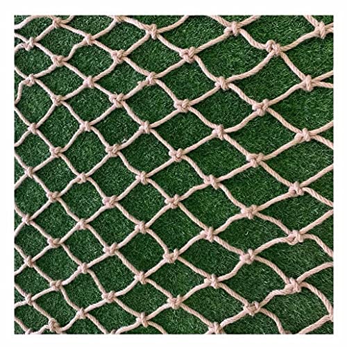 Juteschnur String Netting NatüRliche Dekorative Hanf Net Gartenpflanze Klettern Wachstum Dekoratives Netz VerschleißFesten Hanfnetz Kletternetz Kindersicherheits Netz (Größe:1x1m/3.28x3.28ft)(10X10cm, von AZMINI