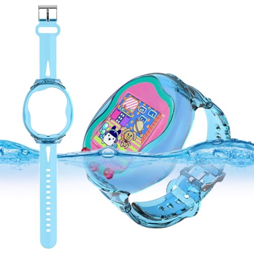 AZURAOKEY Armband for Tamagotchi Uni, waschbar, interaktives virtuelles Haustierband, verstellbares TPU-schützendes Tamagotchi Uni-Armband for Kinder, Teenager, Erwachsene, 16–22 cm von AZURAOKEY