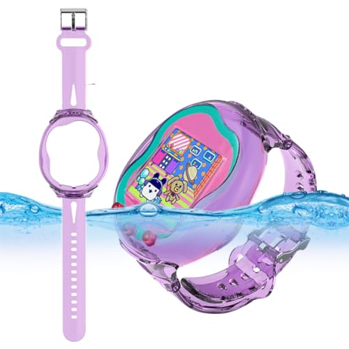 AZURAOKEY Armband for Tamagotchi Uni, waschbar, interaktives virtuelles Haustierband, verstellbares TPU-schützendes Tamagotchi Uni-Armband for Kinder, Teenager, Erwachsene, 16–22 cm von AZURAOKEY