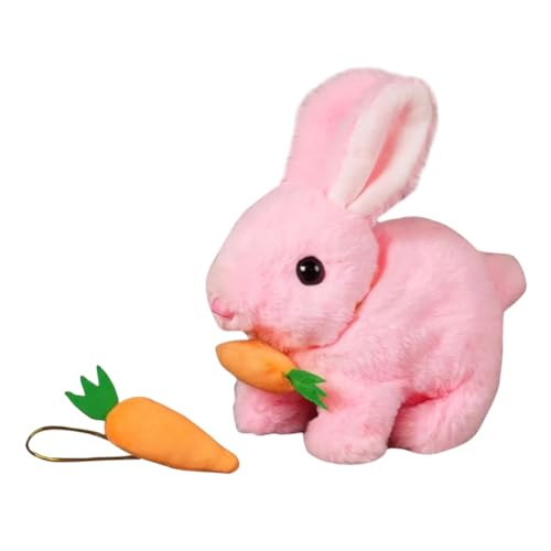 AZURAOKEY My Realistic Bunny Toy, 2025 New Easter Plush Rabbit with Sounds Movements - Jumping, Twitching Rabbit Toys Cute Funny Plush Stuffed Bunny Plushies for Easter von AZURAOKEY