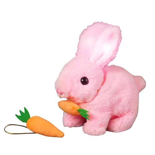 AZURAOKEY My Realistic Bunny Toy, 2025 New Easter Plush Rabbit with Sounds Movements - Jumping, Twitching Rabbit Toys Cute Funny Plush Stuffed Bunny Plushies for Easter von AZURAOKEY