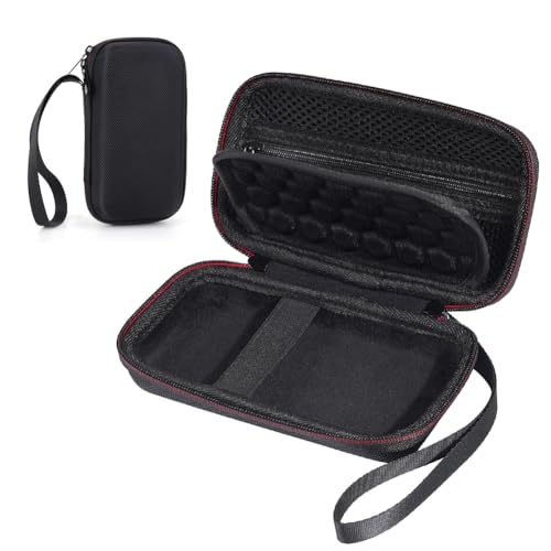 AZURAOKEY Tragbare Reisetasche, stoßfestes -Hartschalengehäuse mit Netztasche für -Karte, USB-Typ-C-Kabel, Retro-Spiel-Reise-Aufbewahrungshalter für RG35XX H/RG353M Handheld-Spielekonsole von AZURAOKEY