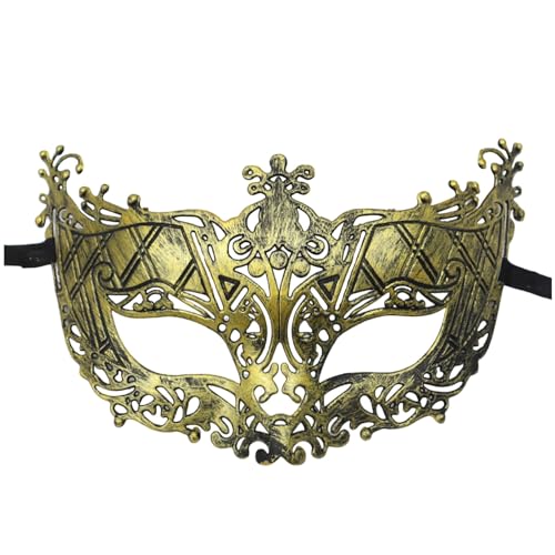 AaaozKjie Maske Fasching Vintage Elegante Venezianische Maske Damen Party Kostüm Karneval Maske Neuheit Retro Maskenball Maskerade von AaaozKjie