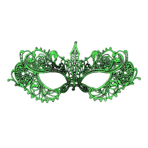 AaaozKjie Spitze Maske Fasching Lace Elegante Elastisch Venezianische Maske Damen Abendkleid Maskenball Karneval Maske Party Kostüm Maskerade von AaaozKjie