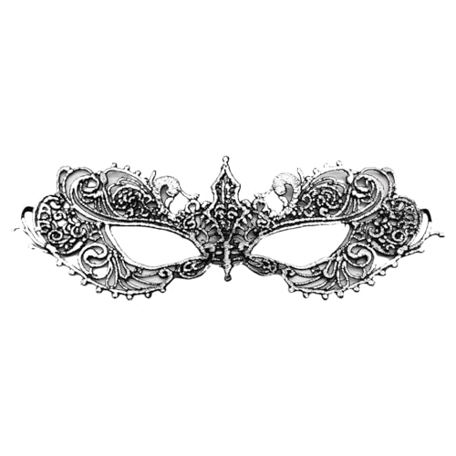 AaaozKjie Spitze Maske Fasching Lace Elegante Elastisch Venezianische Maske Damen Abendkleid Maskenball Karneval Maske Party Kostüm Maskerade von AaaozKjie