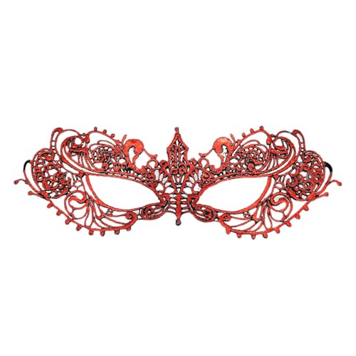 AaaozKjie Spitze Maske Fasching Lace Elegante Elastisch Venezianische Maske Damen Abendkleid Maskenball Karneval Maske Party Kostüm Maskerade von AaaozKjie