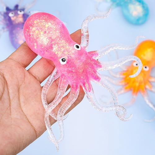 AaaozKjie Stressbälle für Kinder, matschiger Zuckerball, sensorisches Zappelspielzeug, Salamander-Tiere-Spielzeug, Axolotl-Geschenke, Partygeschenke, Stressball (B) von AaaozKjie