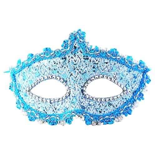 AaaozKjie Venezianische Maske Damen Elegante Schwarz Spitze Maske Fasching Party Kostüm Cosplay Venezianische Maske Damen Lace Maskenball Maske von AaaozKjie